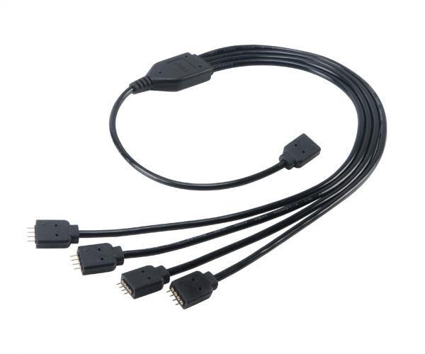 Cavo sdoppiatore RGB a 4 vie - 50 cm