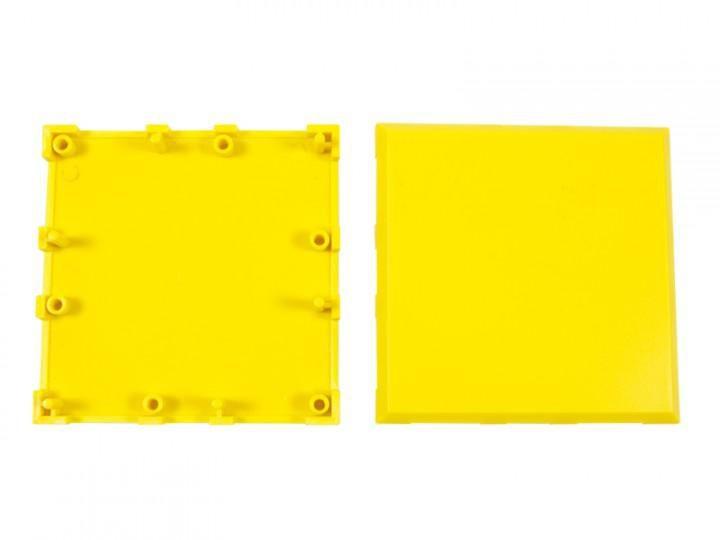 ALLNET Brick?R?knowledge guscio di plastica 2x2 giallo sopra e sotto 10 pezzi