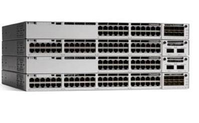 Cisco Catalyst C9300-48P-A switch di rete Gestito L2/L3 Gigabit Ethernet [10/100/1000] Supporto Power over Ethernet [PoE] Grigi