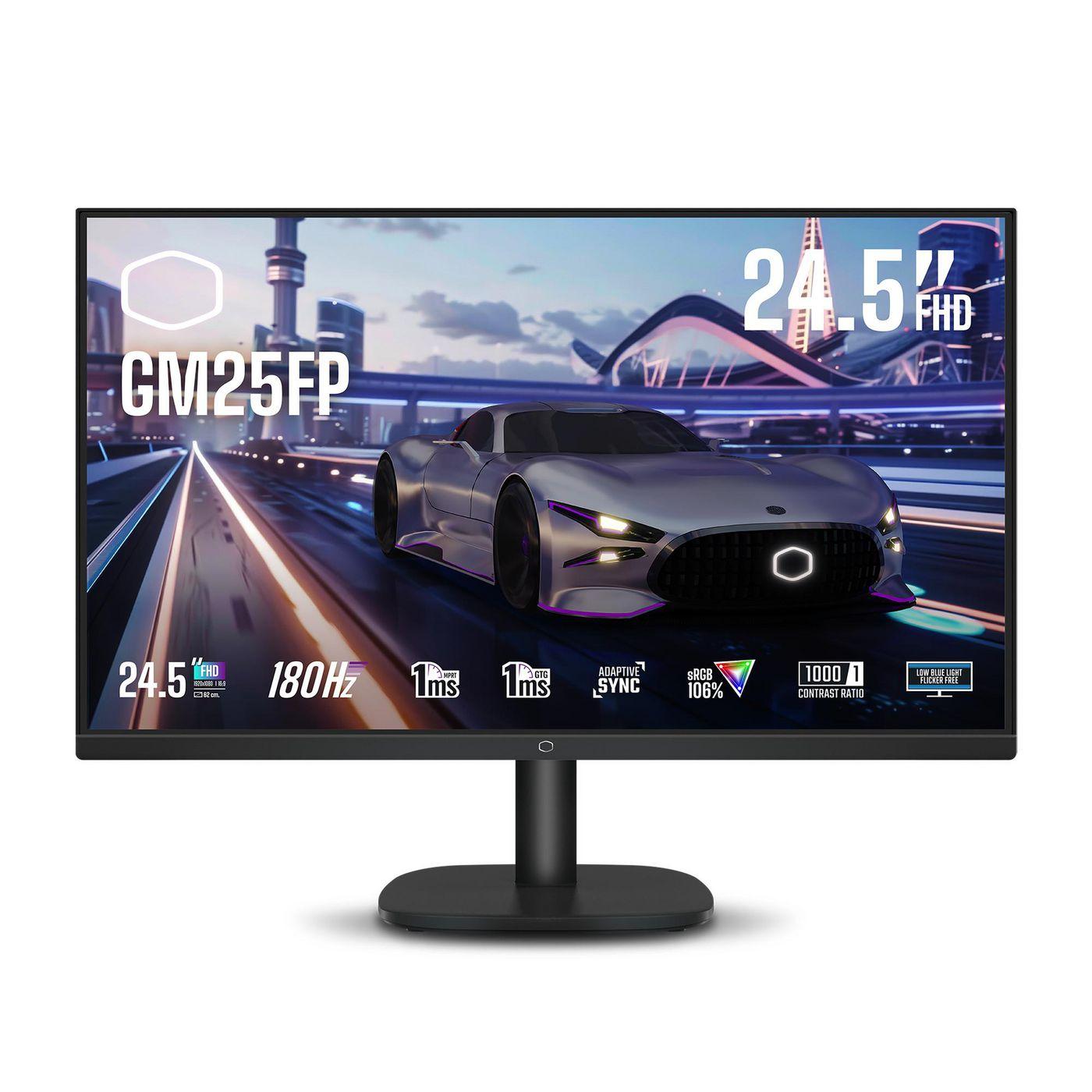 Cooler Master Gaming GM25FP Monitor PC 622 cm 24.5 1920 x 1080 Pixel Full HD LCD Nero (Cooler Master LCD 24 FHD 180Hz CMI-GM25F