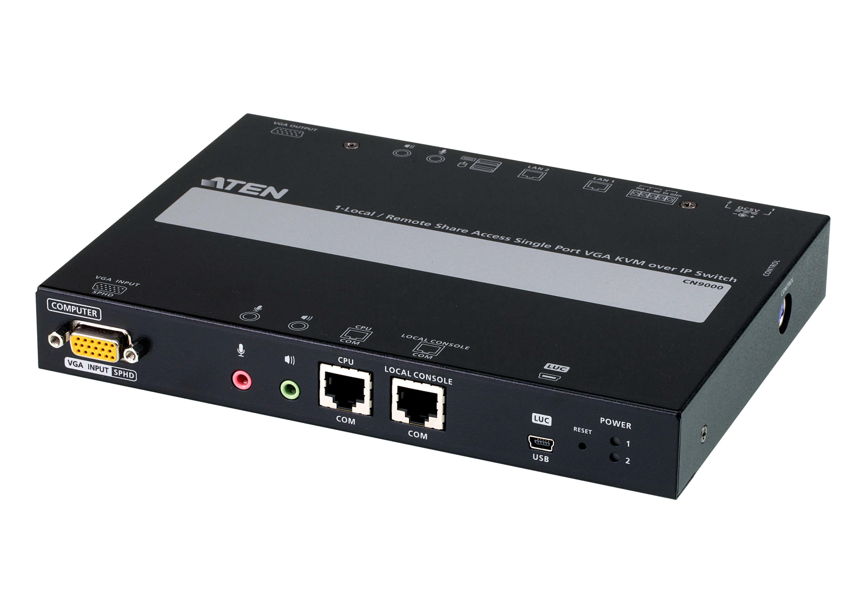 ATEN CN9000 switch per keyboard-video-mouse (kvm) Nero