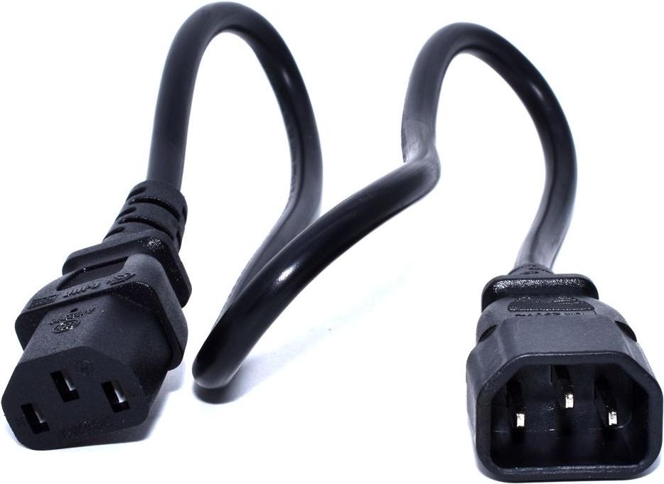 Zebra CS-CAB-IEC cavo di alimentazione Nero 0,5 m Accoppiatore C13 Accoppiatore C14 (INTERNAL POWER CABLES FOR PDU - TO CRADLE