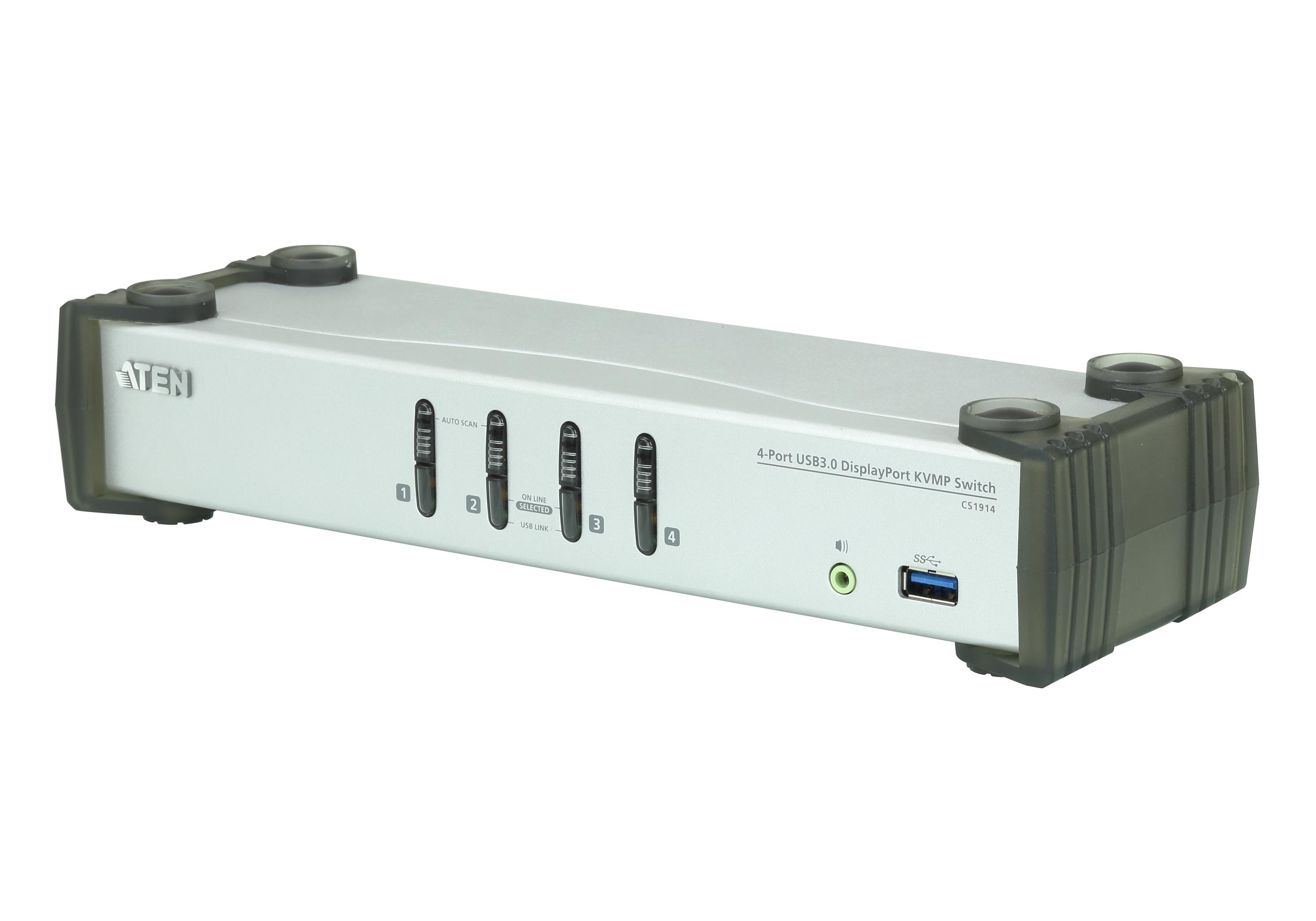 ATEN CS1914 switch per keyboard-video-mouse (kvm) Nero Grigio