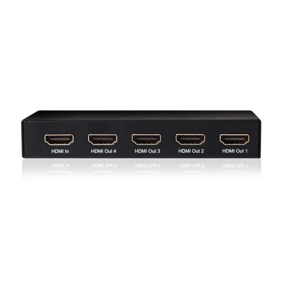 CLUB3D HDMI 4K60Hz UHD Splitter AC Power 4 ports (Club 3D SenseVision CSV-1380 - video-/)