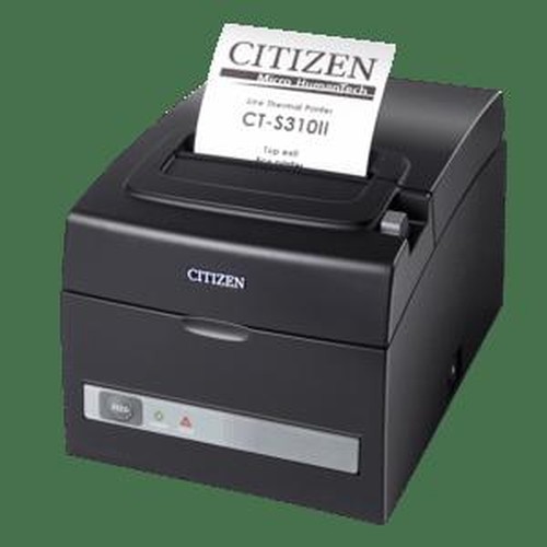Citizen CT-S310II LAN, Dual-IF, 8 punti /mm (203dpi), Cutter, nero