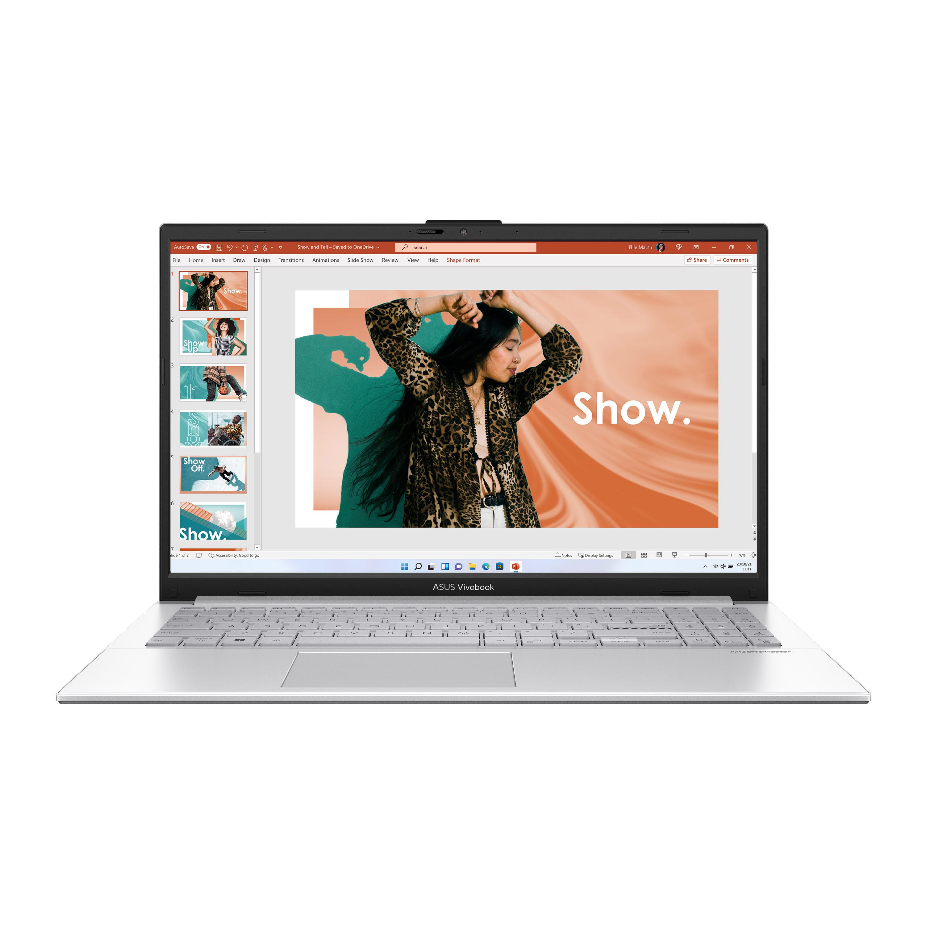 ASUS Vivobook Go 15 E1504GA-NJ570WS Intel N N100 Computer portatile 396 cm 15.6 Full HD 4 GB DDR4-SDRAM 128 GB Flash Wi-Fi 6E 8