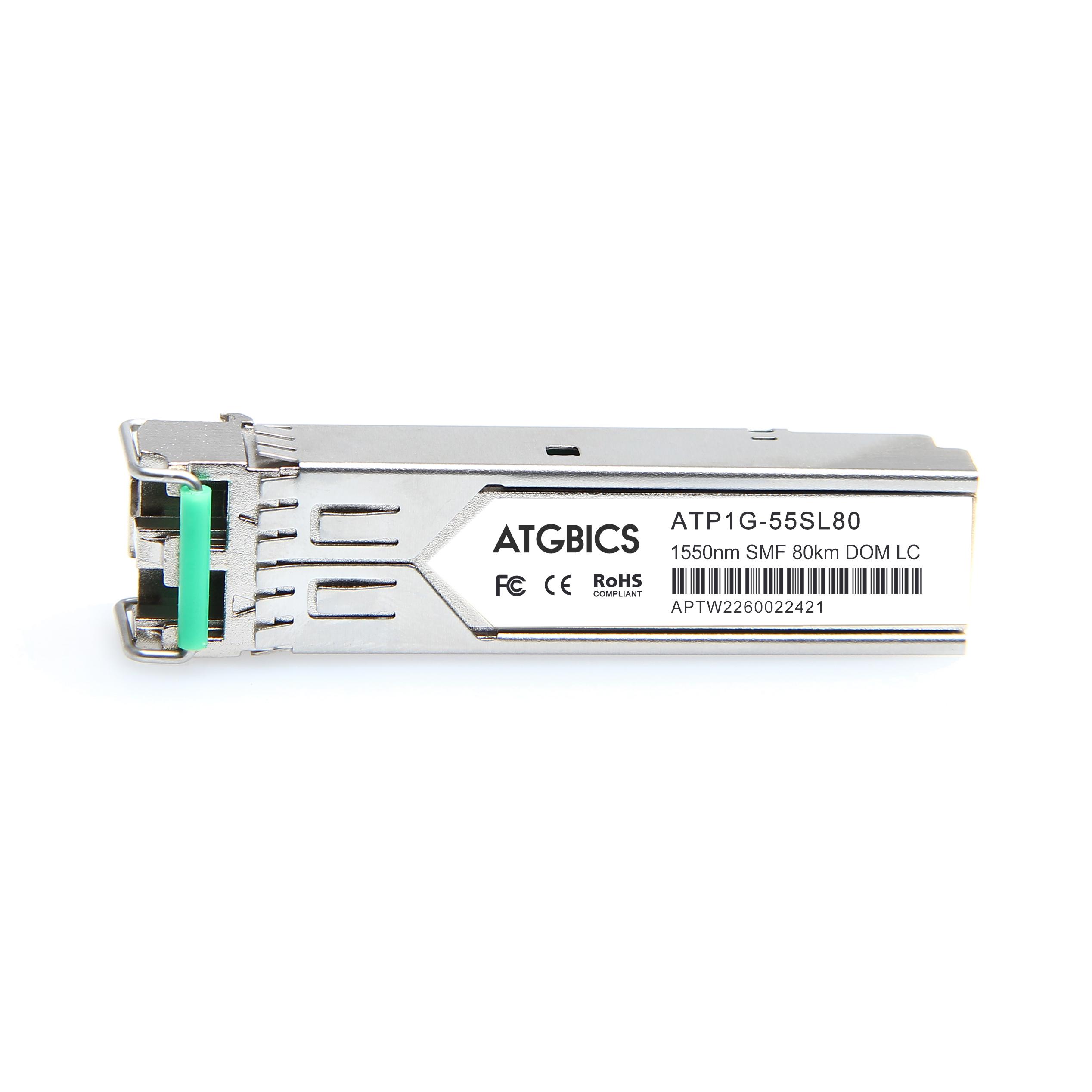 ATGBICS FTLF1518P1BTL-C modulo del ricetrasmettitore di rete Fibra ottica 1000 Mbit/s SFP 1550 nm (FTLF1518P1BTL Finisar Cohere