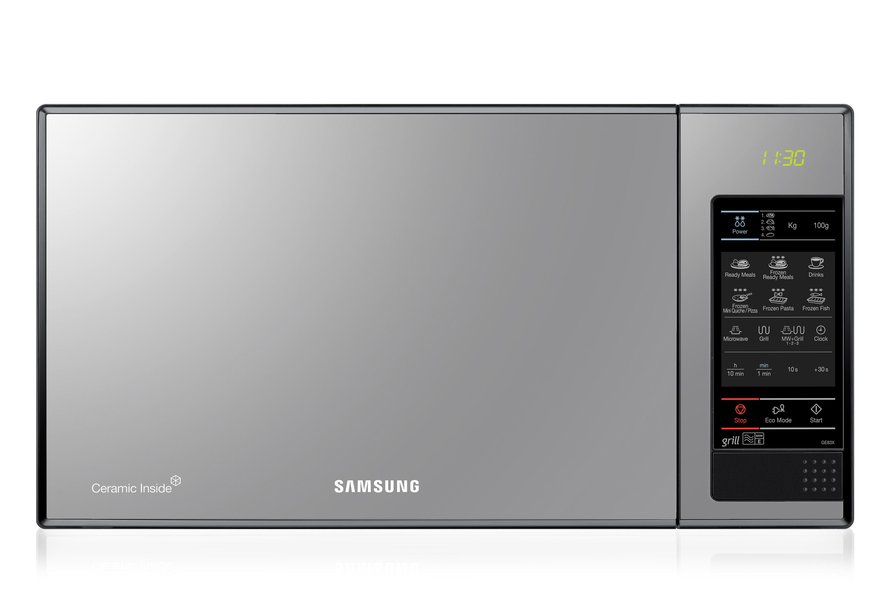 Samsung GE83X forno a microonde Argento Microonde con grill Superficie piana 23 L 800 W