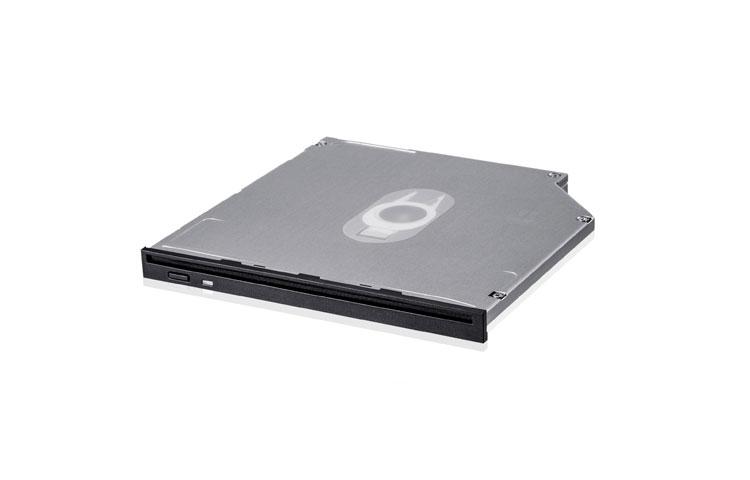 LG GS40N lettore di disco ottico Interno DVDRW Nero Metallico (GS40N Slot-Load Slimline - DVD/-RW Black - Warranty 12M)