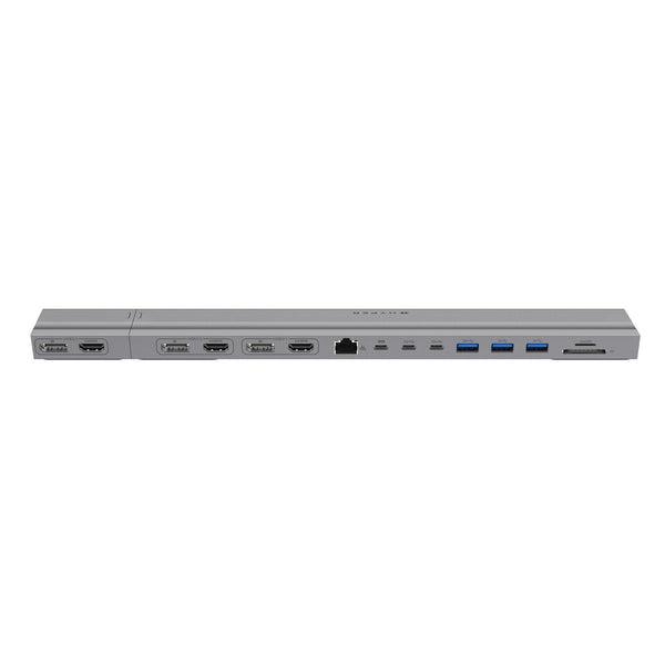 Targus HyperDrive 4K 2 x USB 3.2 Gen 2 (3.1 Gen 2) Type-C Argento