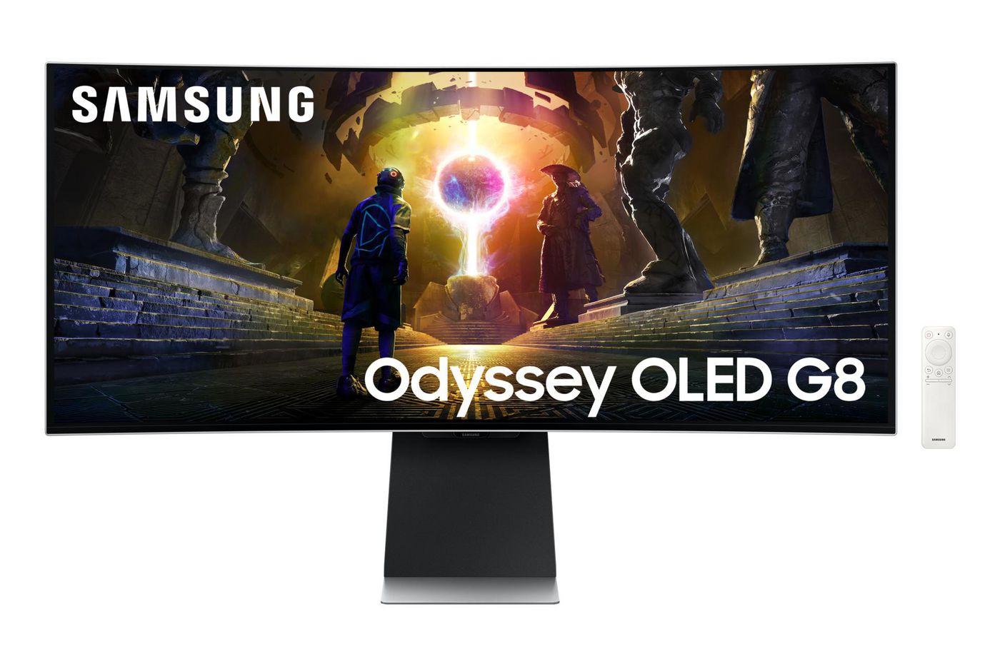 Samsung Monitor Gaming Odyssey OLED G8 da 34 WQHD Curvo (Samsung Odyssey OLED G8 S34DG850SU sk LEADTIME6DAYSleadtime of 6 days)