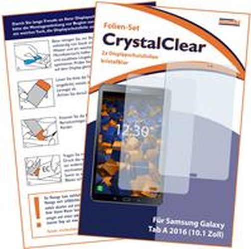 Proteggi schermo 2 pezzi. CrystalClear per Samsung Galaxy Tab A (10.1") 2016 (MUMBI13724)