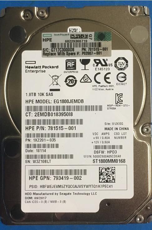 Disco rigido DRV da 1,8 TB 10.000 SFF