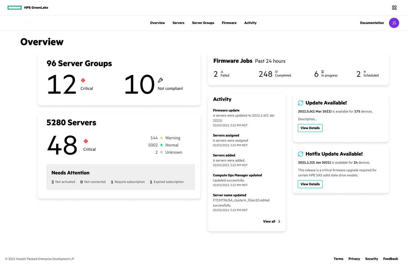 HPE GREENLAKE COM EN 3Y UP PROL