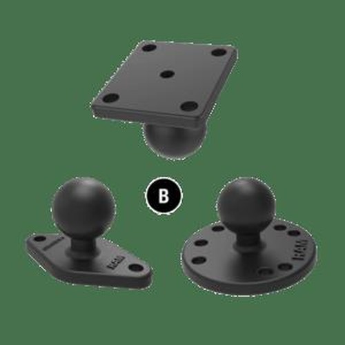 Zebra RAM-B-238U kit di fissaggio Nero (RAM DIAMOND BALL BASE 1IN - ACCESSORY KIT)