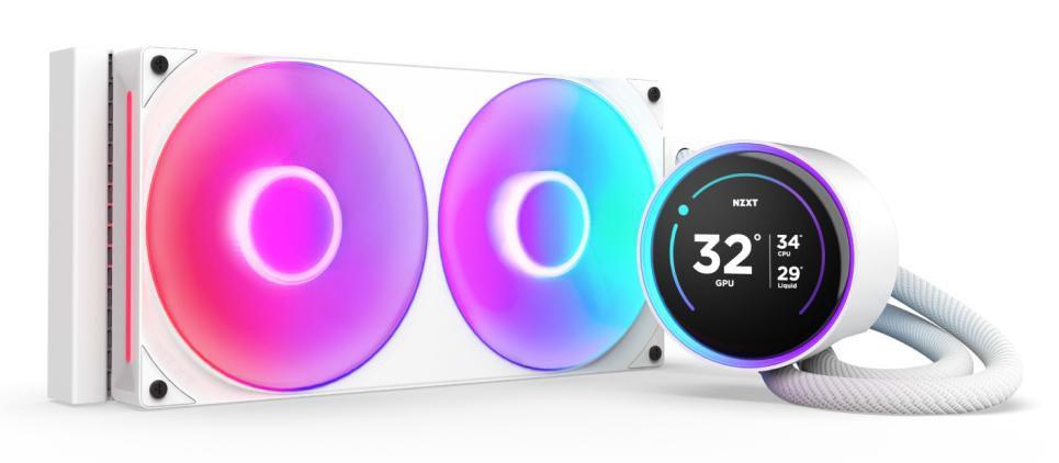 NZXT Kraken Elite 280 RGB Processore Raffreddatore di liquidi tutto in uno 14 cm Bianco 1 pz (NZXT KRAKEN ELITE 280 RGB CPU COO
