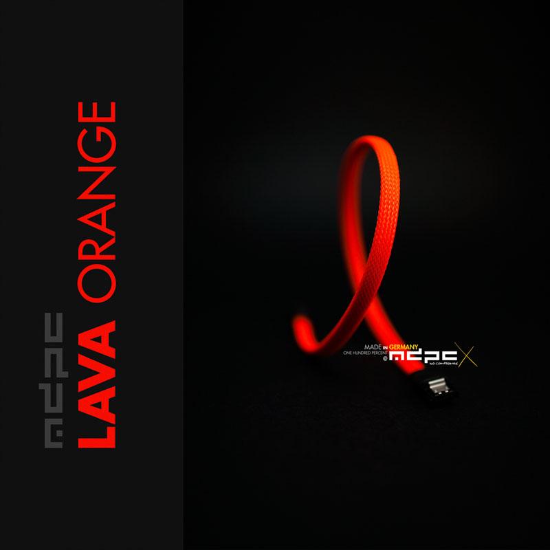 MDPC-X Sleeve SATA - Orange 1 Metre