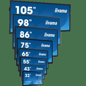 iiyama TE8614MIS-B1AG visualizzatore di messaggi Pannello piatto interattivo 2,17 m [85.6] LCD Wi-Fi 435 cd/mÃ‚Â² 4K Ultra