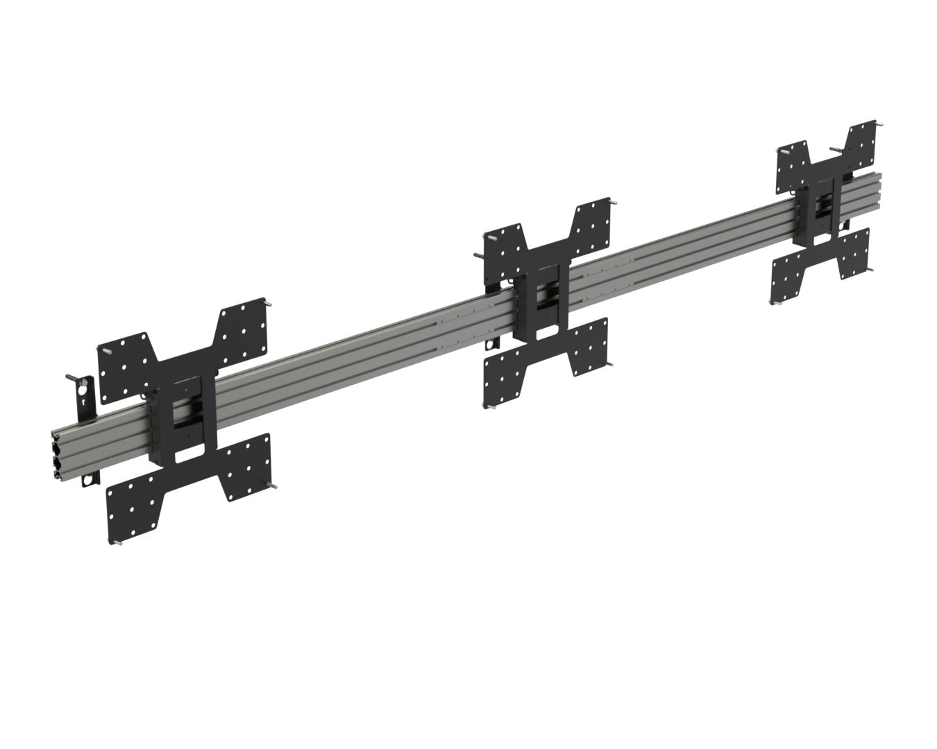 Ergonomic Solutions SpacePole Digital Signage WT443268LL-A2 Supporto per display espositivi 1397 cm 55 Nero (TILT MENU BOARD MO