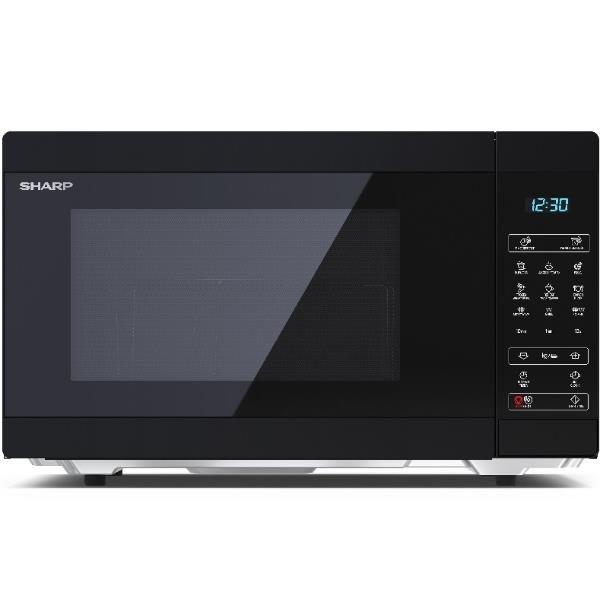 Sharp YC-MG81E-B forno a microonde Nero Microonde con grill Superficie piana 28 L 900 W