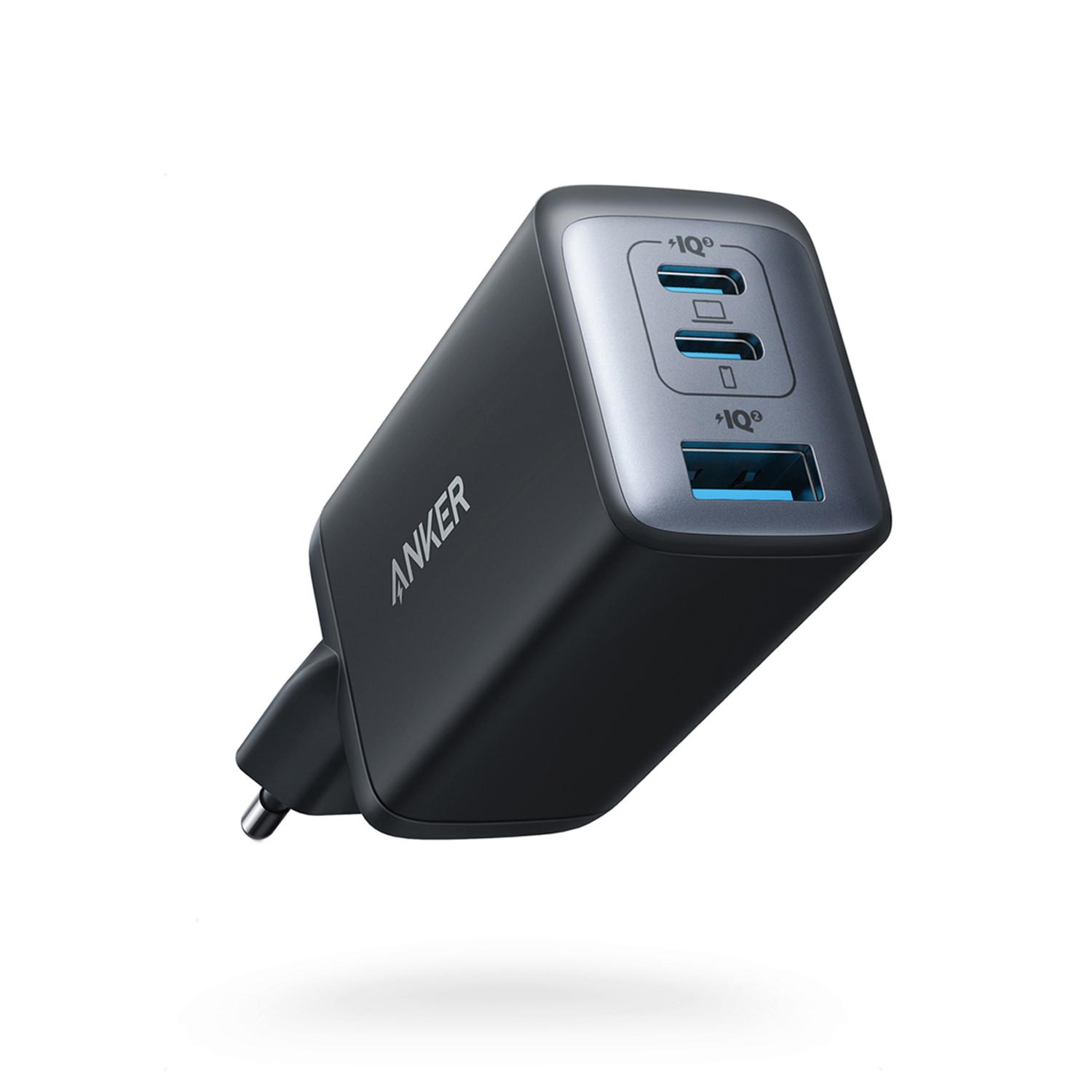 Anker 735 Charger Universale Nero AC Ricarica rapida Interno