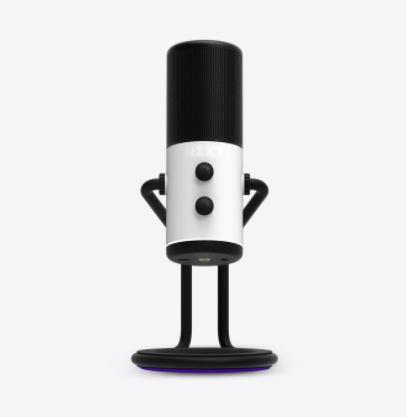 NZXT Capsule Bianco Microfono per PC (NZXT Wired USB Microphone - White)