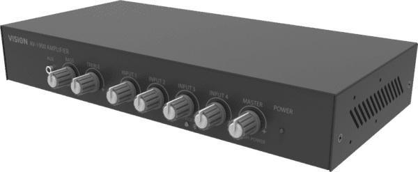 Amplificatore audio domestico nero