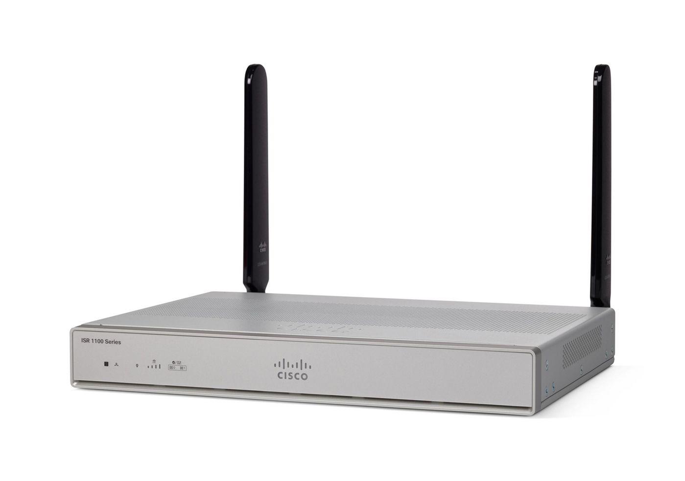 Cisco C1117 router wireless Gigabit Ethernet Grigio (Cisco Integrated Services Router 1117 - Router - modem DSL switch a 4 port