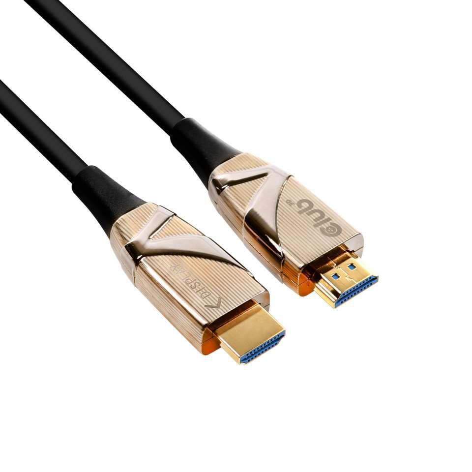 CLUB3D HDMI 2.0 UHD Active Optical Cable HDR 4K 60Hz M/M 50m/164,04ft (Club 3D CAC-1391 - HDMI-kabel - 50 m)