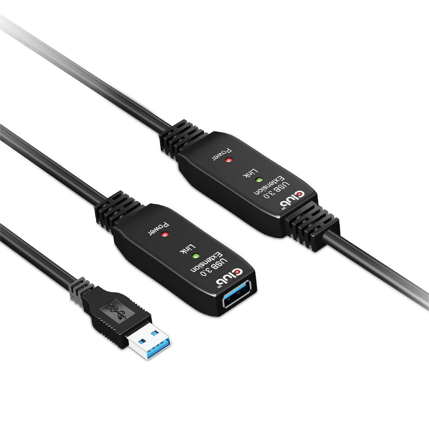 CLUB3D CAC-1405 cavo USB 10 m USB 3.2 Gen 2 [3.1 Gen 2] USB A Nero (Club 3D - USB forl?ngerkabel - USB Typ)
