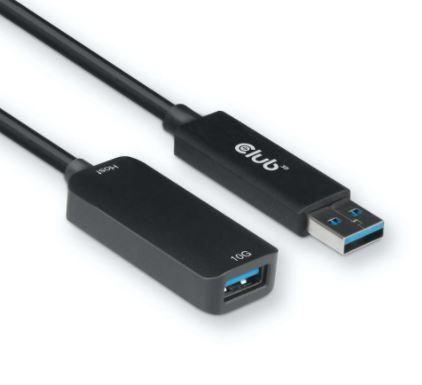 CLUB3D CAC-1411 cavo USB USB 3.2 Gen 2 [3.1 Gen 2] 5 m USB A Nero (Club 3D CAC-1411 - USB forl?ngerkabel)