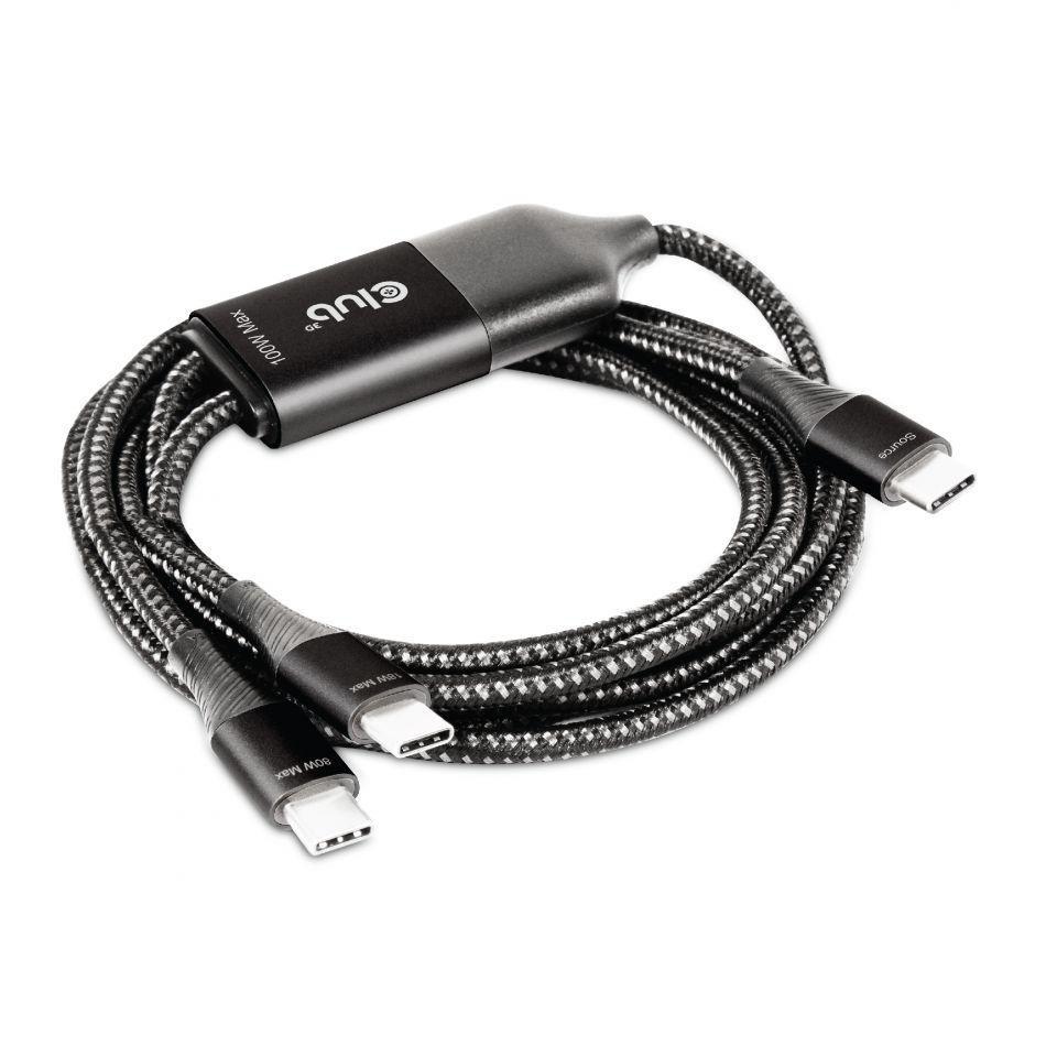CLUB3D CAC-1527 cavo USB 1,83 m USB C 2 x USB C Nero (Club 3D - USB Type-C kabel - USB-C til)