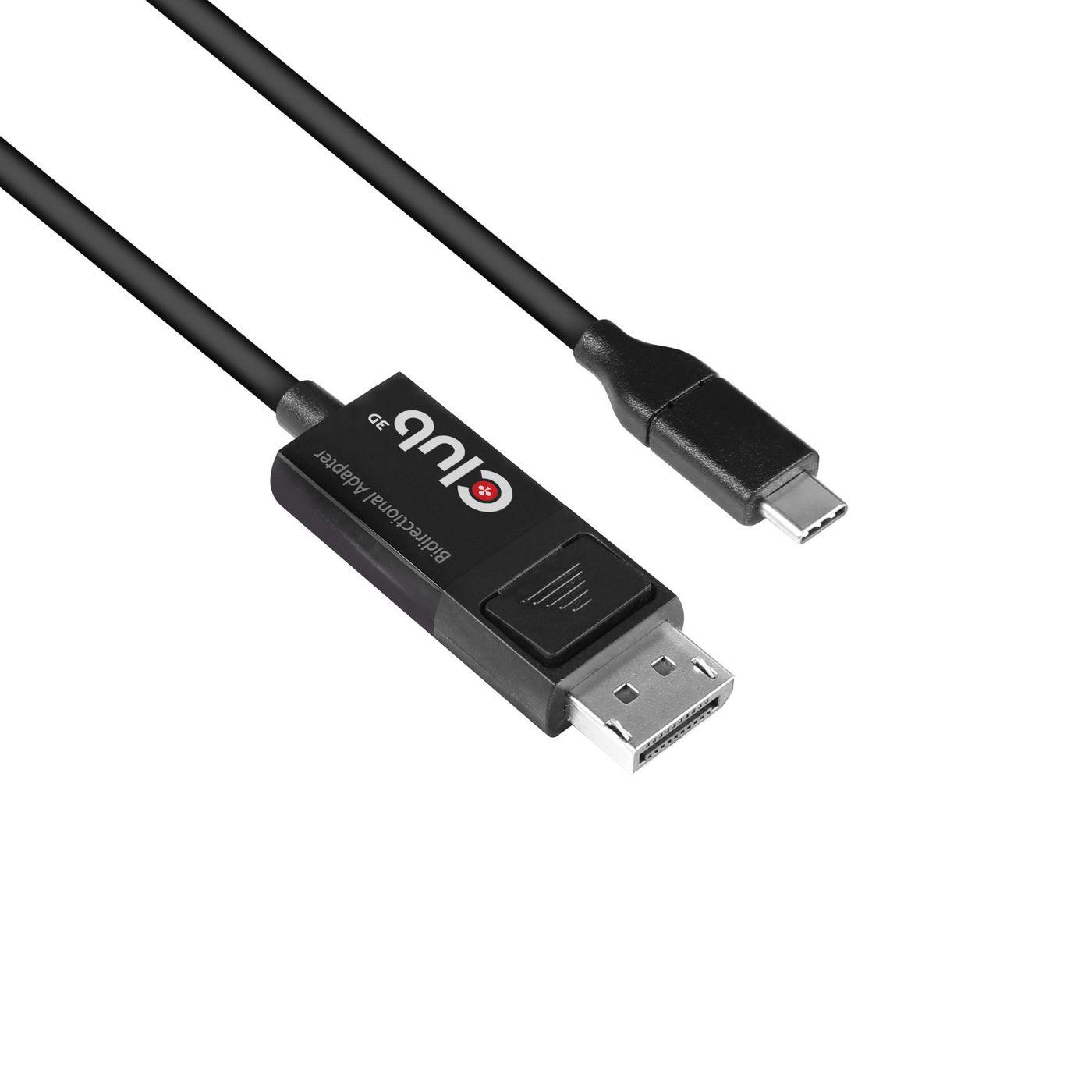 CLUB3D cac-1557 USB C Displayport 1.4 Nero (Club 3D CAC-1557 - USB-C)