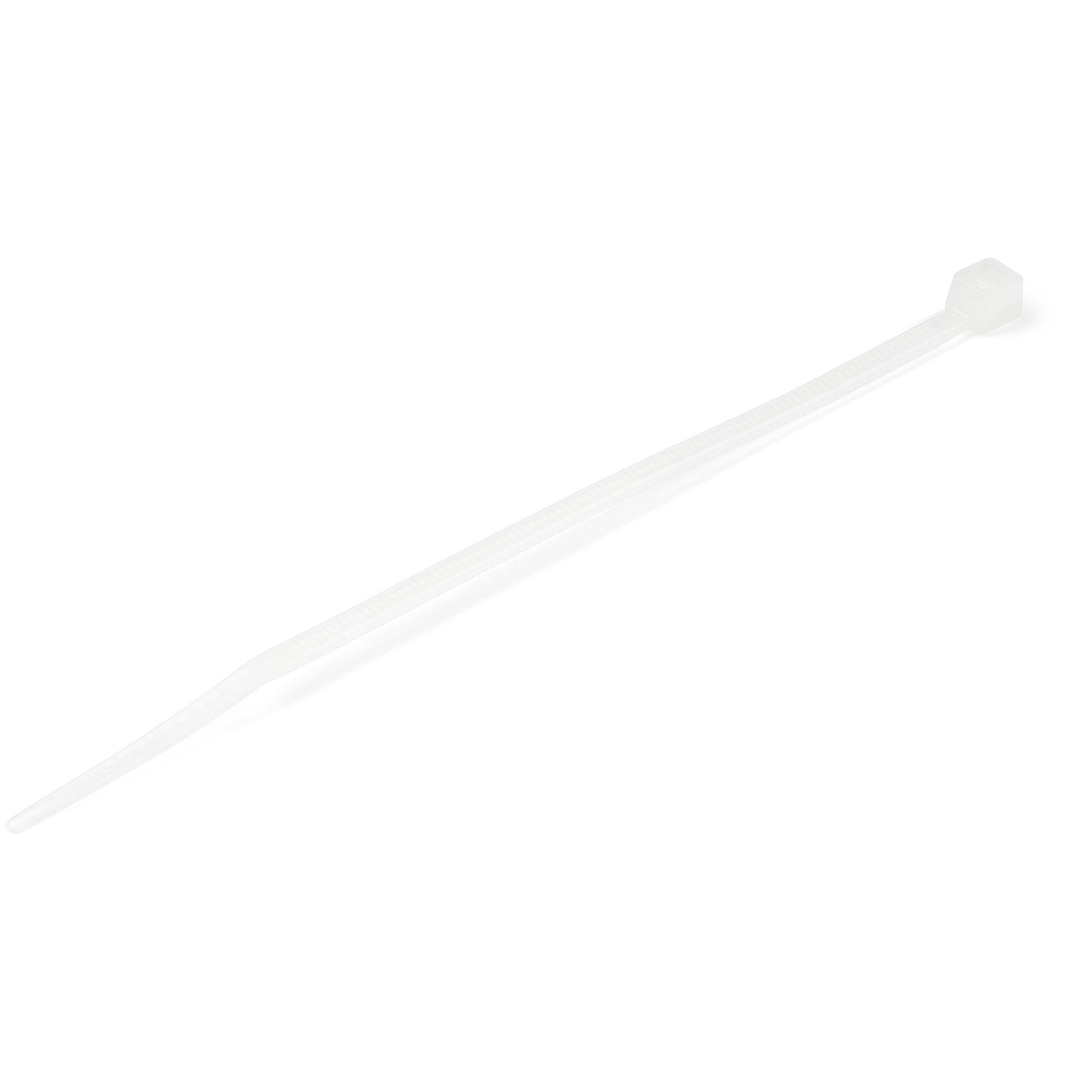 StarTech.com Fascetta Fermacavi da 10cm - Fascetta in Plastica Stringicavo Larga 2mm, Diametro del Fascio 22mm, Resistenza alla