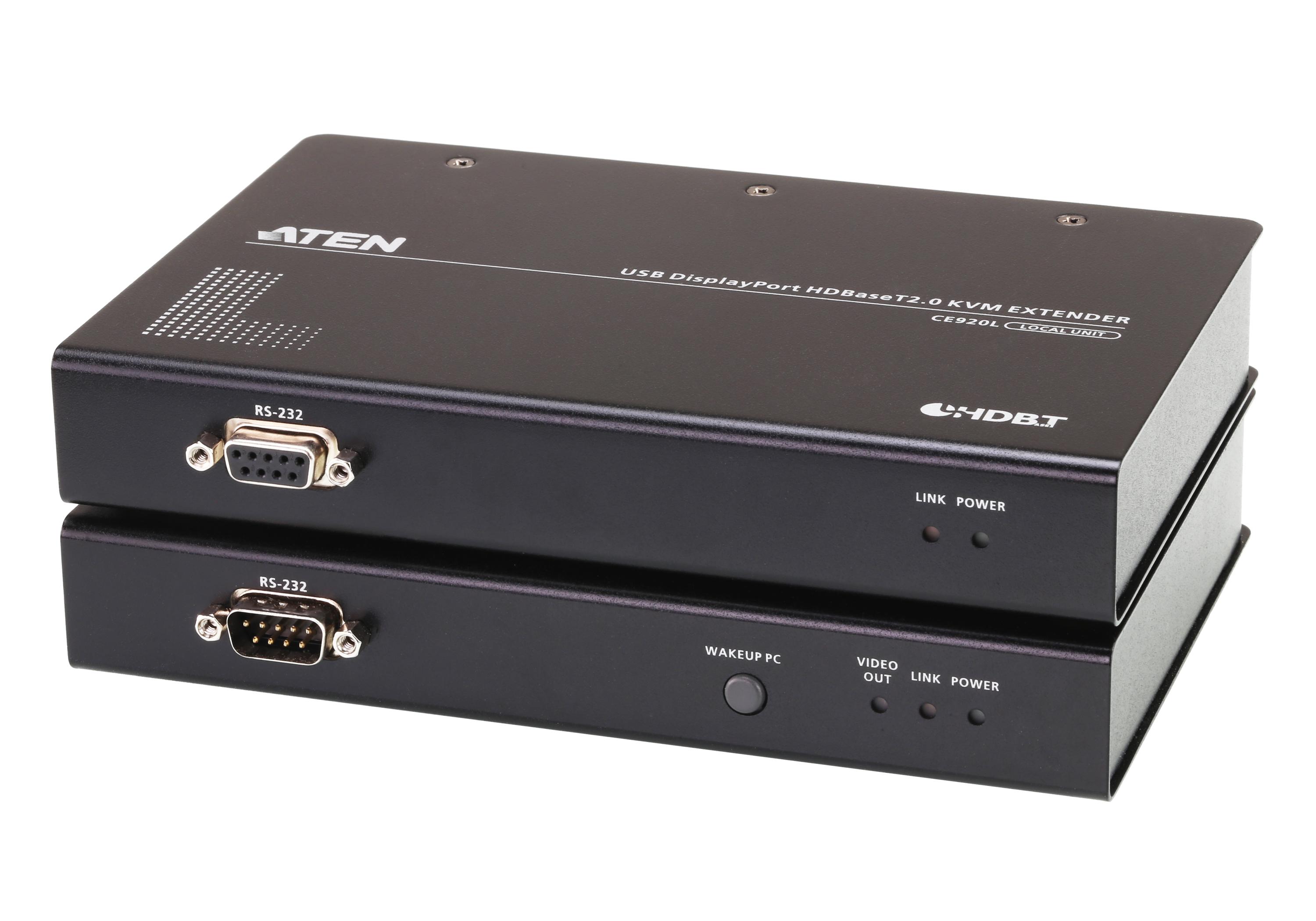 ATEN CE920 estensore KVM Trasmettitore e ricevitore (ATEN CE 920 Local and Remote Units - KVM / audio / serial / USB / network