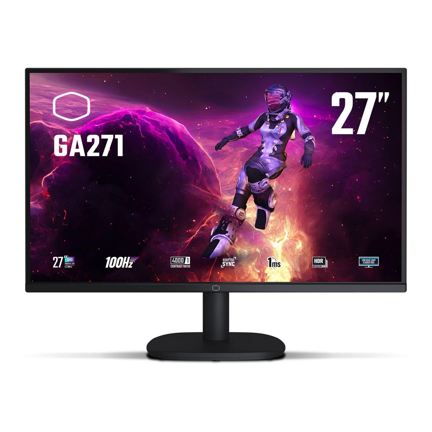 Cooler Master Gaming GA271 Monitor PC 68,6 cm [27] 2560 x 1440 Pixel Wide Quad HD LCD Nero (Cooler Master GA271 27 1440p VA 100