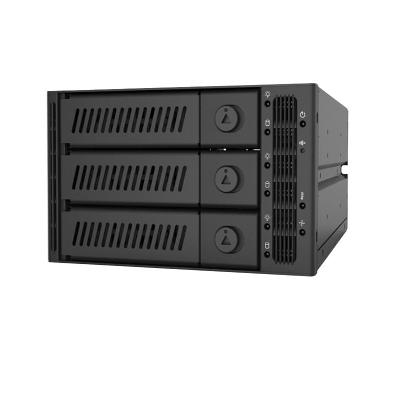 Chieftec CMR-2131SAS pannello drive bay Nero