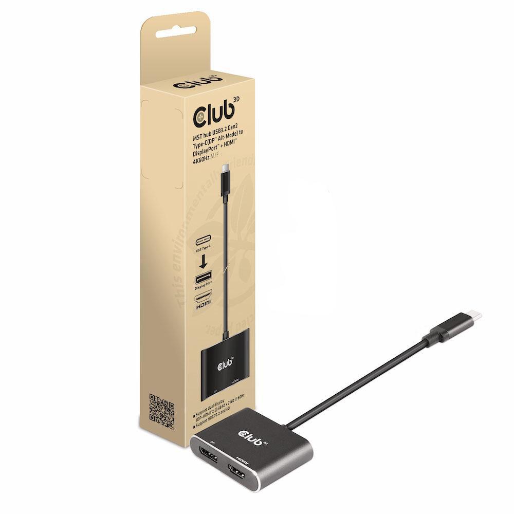 CLUB3D CSV-1552 adattatore grafico USB Nero (Club 3D - videoadapter - 20 cm)