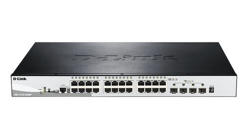 D-Link DGS-1510-28XMP switch di rete Gestito L2/L3 Gigabit Ethernet (10/100/1000) Supporto Power over Ethernet (PoE) Nero, Grig