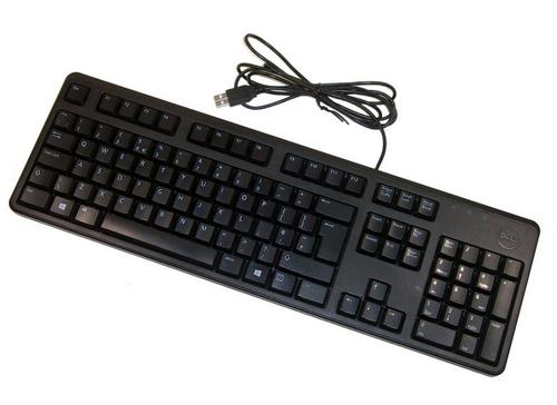 DELL DJ491 tastiera USB QWERTY Inglese Nero (Dell USB Slim QuietKey Keyboard [UK]) - Versione UK