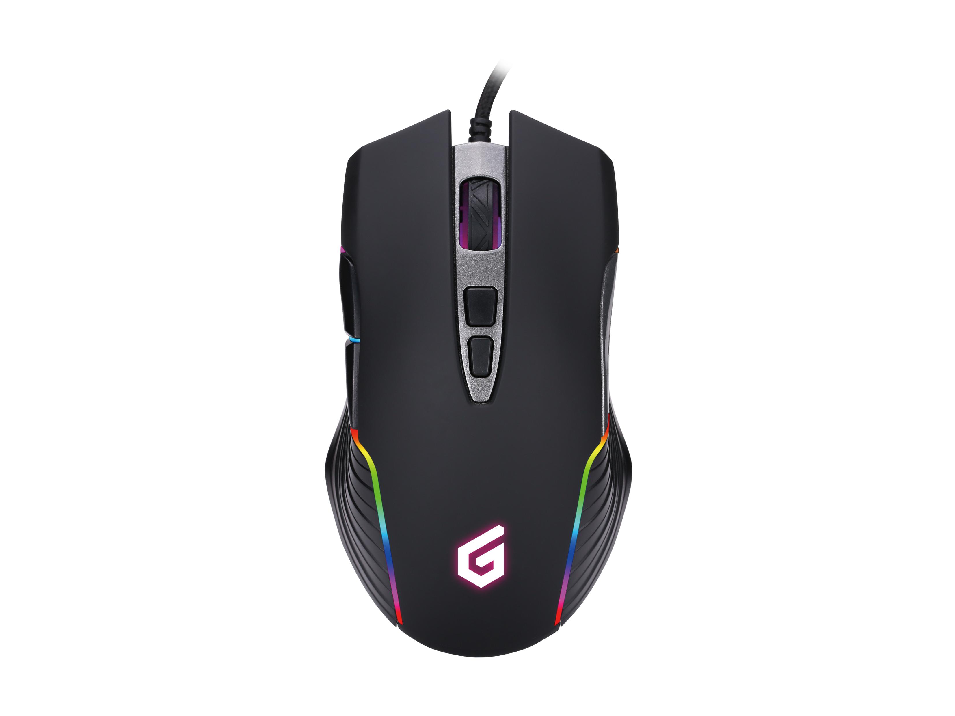 Conceptronic DJEBBEL03B mouse Giocare Mano destra USB tipo A Ottico 7200 DPI