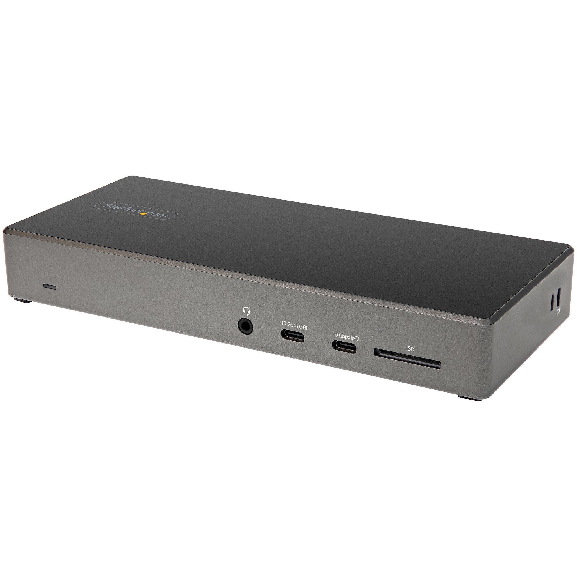 StarTech.com Dock USB type C - Docking station USB C con triplo monitor 4K - Power Delivery 100W - DP 1.4 Alt Mode & DSC, 2x Di