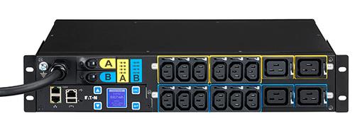 Eaton EMAH06 unit di distribuzione dell'energia PDU 16 presae AC 2U Nero (EPDU MA 2U 309 32A 1P12XC134XC19)