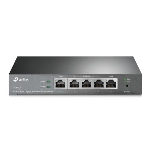 TP-Link TL-R605 router cablato Gigabit Ethernet Nero (TP-Link Omada ER605 [TL-R605] Omada Gigabit VPN Router)