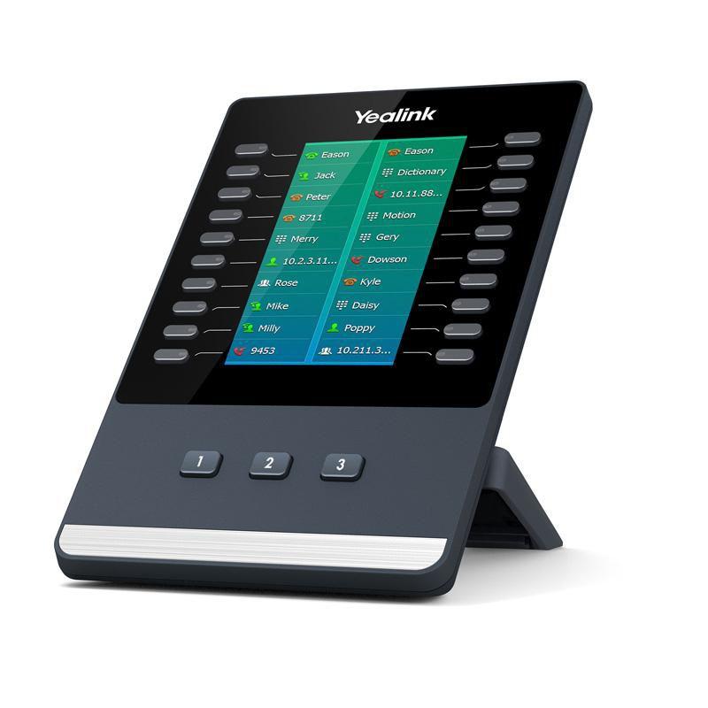 Yealink EXP50 modulo add-on IP Nero, Grigio 23 pulsanti (Extension EXP50 LCD Color - Screen Keypad - Warranty: 12M)