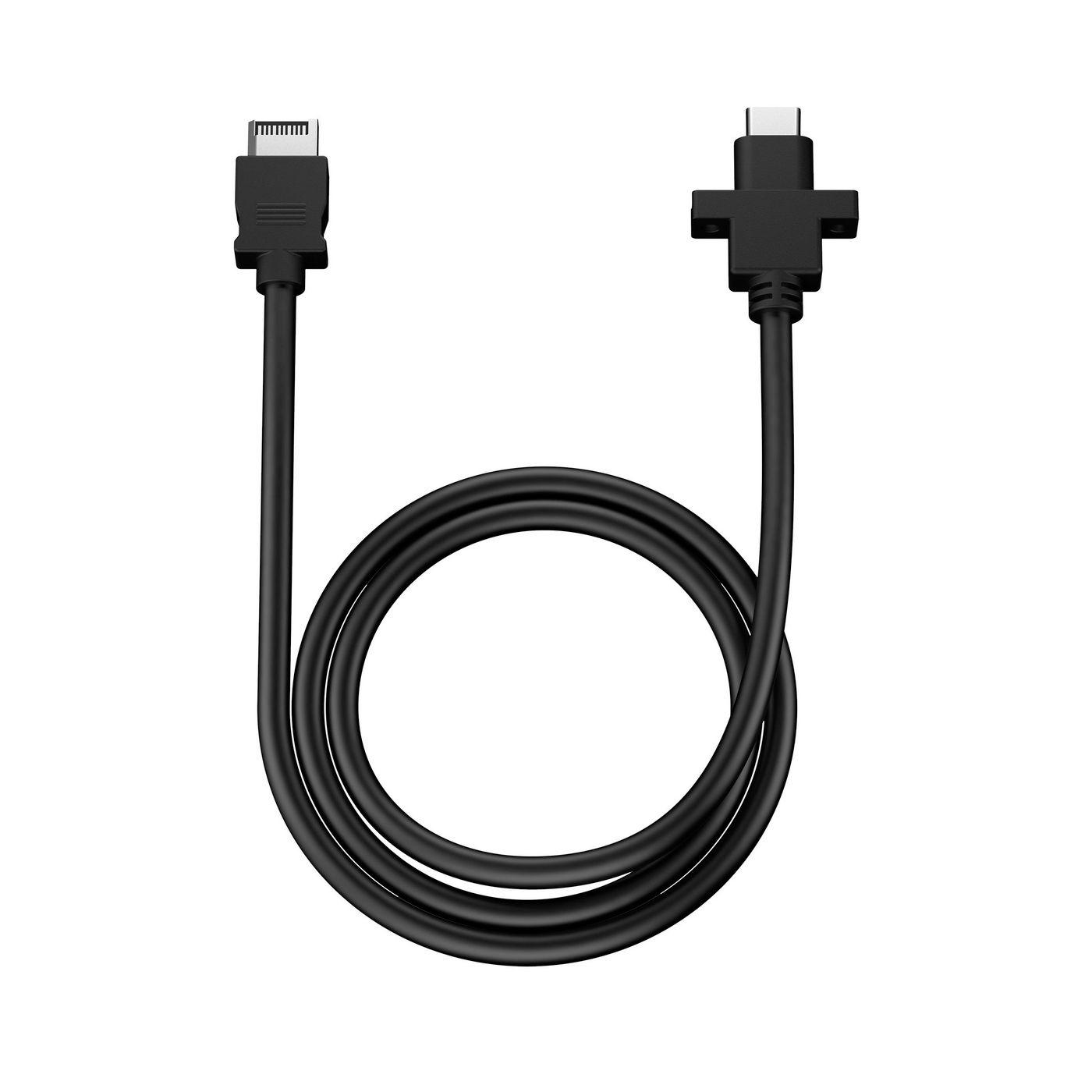 Fractal Design FD-A-USBC-001 cavo USB 0,67 m Nero (Fractal Design USB-C 10Gpbs Model D Cable for Fractal Pop & Focus 2 Cases On