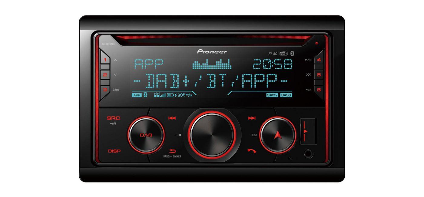 Ricevitore multimediale per auto Nero 200