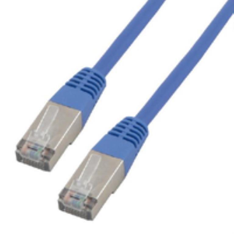 Cavo RJ45 FTP CAT7 - 50 cm termosaldato - colore blu
