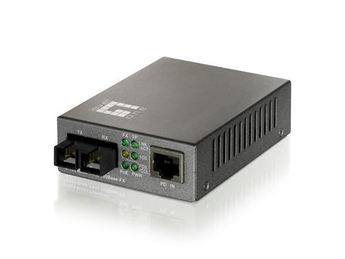 LevelOne FVT-0104TXFC convertitore multimediale di rete 100 Mbit/s modalitÃƒÂ  singola Nero