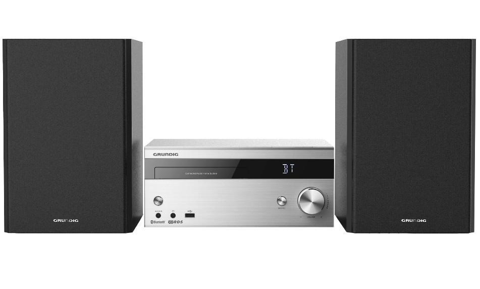 Grundig CMS 4000 BT DAB+ Microsistema audio per la casa 100 W Nero, Argento